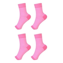 BESTSKY 8Pcs Ankle Brace High-Elastic Ankle Brace for Men,Form-Fitting Foot Sleeve for Women,Great for Football and Intense Workouts,Pink