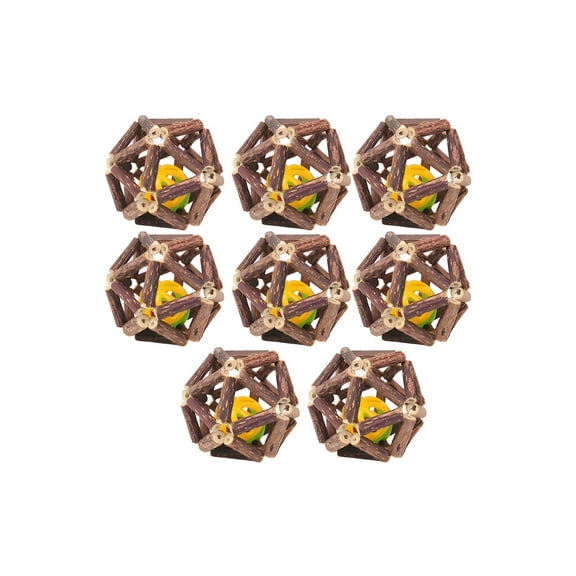 BESTSKY 8Pcs Cat Ball Toy,Interactive Cat Toy,Cat Enrichment Toys for Indoor Cats,Colormixing1