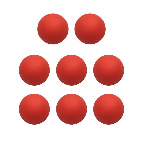 BESTSKY 8Pcs Reaction Balls, Exercise Balls, Funny, Rubber Wall Balls Elastic Reaction Training Balls for Home Outdoor, Indoor Red
