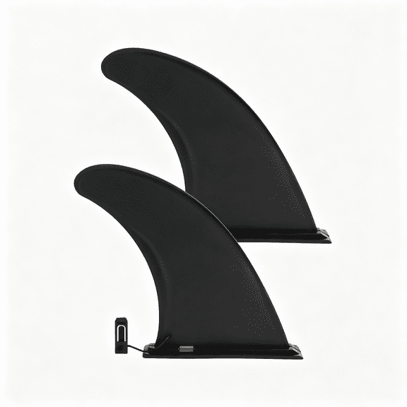 BESTSKY 9/10 Paddleboard Fin with 1 Screw Replacement Single Center Fins | Fiberglass Reinforeced Sup No-Tool Fin for Surfing, Surfboard, Stand-Up Paddle Board, Longboard, Black/Blue/White