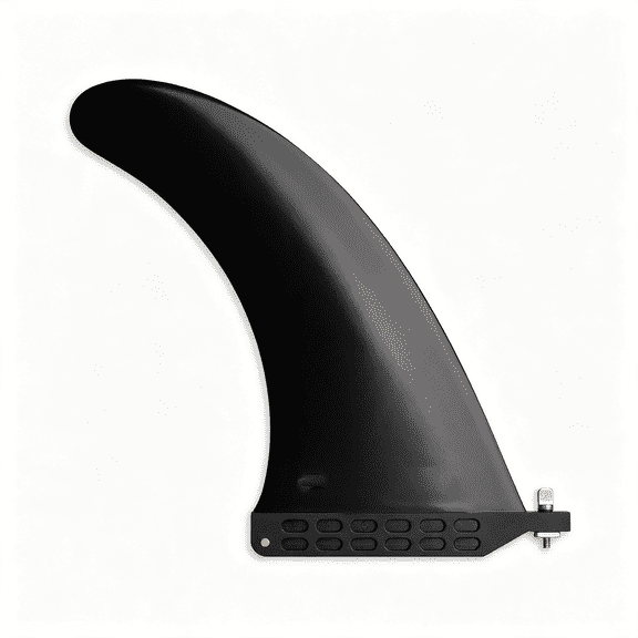 BESTSKY 9/10 Paddleboard Fin with 1 Screw Replacement Single Center Fins|Fiberglass Reinforeced Sup No-Tool Fin for Surfing,Surfboard,Stand-Up Paddle Board,Longboard,Black/Blue/White