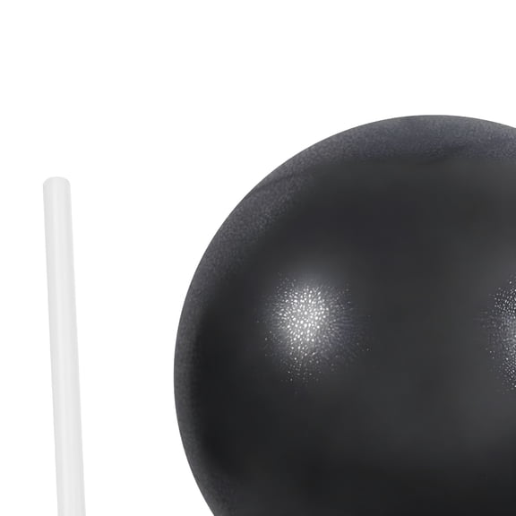 BESTSKY 9 Inch Pilates Ball, Small Exercise Ball for Yoga Barre Core Training, Anti-Burst PVC Stability Ball for Stretching Posture Relief, Home Gym Fitness Equipment Black
