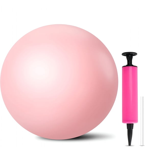 BESTSKY 9 Inch Pilates Ball with Air Pump, Anti-Burst Small Exercise Yoga Ball for Core Workout, Balance & Physical Therapy