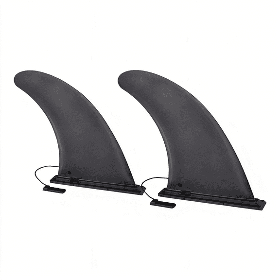 BESTSKY 9 Paddle Board Fin Universal, 2Pcs Slide-In Center Fin Replacement for Inflatable Paddle Board,Quick Release Sup Fin, No-Tool Installation, Improves Stability, Ideal for Beginners and Pros