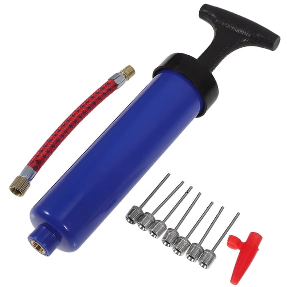 BESTSKY 9 Pcs Ball Pump Needle Set, Universal Metal Inflator Nozzles with Air Tube for Basketballs, Footballs, Soccer Balls, and Sports Inflatables