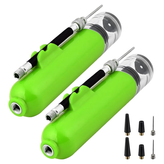 BESTSKY 9Pcs Manual Balloon Pumps – Balloon Stuffing Machine with Included Air Hose and Adapter Nozzle, Perfect for Fun Parties and Events, 1.50x1.50x5.91 In, Green