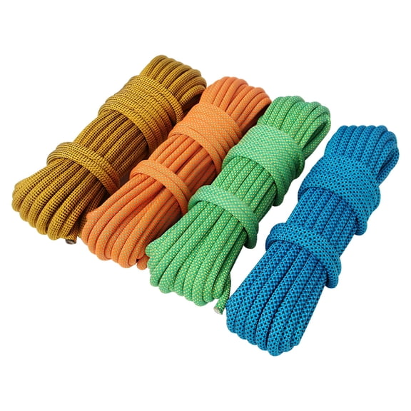 BESTSKY 9mm Rock Climbing Rope Anti-fall Wear-resistant Heavy Duty Tear Resistant High Tensile Strong Load Bea
