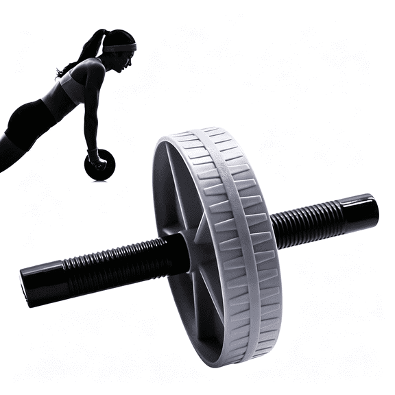 BESTSKY Abdominal Exercise Wheel-Flat Tummy Roller,Portable Workout Gear,Smooth Glide Abs Shaper with Padded Handles,For Beginners,Body Toning Device for Daily Core Routine