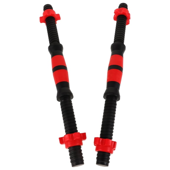 BESTSKY Adjustable Dumbbell Bar, 2.7Inch Threaded Dumbbell Handles- Weightlifting Accessories Barbell Handle for Workout Training Gym