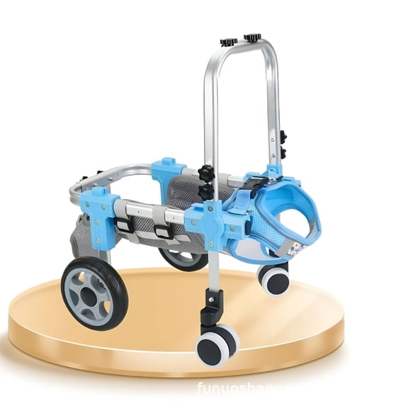 BESTSKY Adjustable Pet Wheelchair for Dogs&Cats-Lightweight Mobility Aid with Breathable Support | Small to Medium Pets | 2-Wheel&4-Wheel Options (Xs/S/M/L)