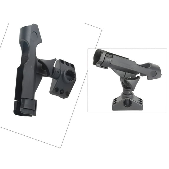 BESTSKY Adjustable Side Rail Mount For Kayak Boat Fishing Pole Rod Holder Tackle kit