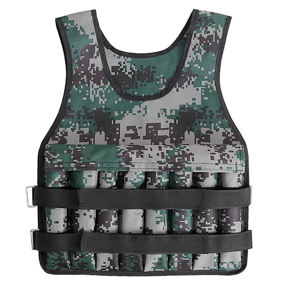 BESTSKY Adjustable Weighted Vest 20KG Max Loading for Exercises Fitness Muscle Building Weight Loss Running