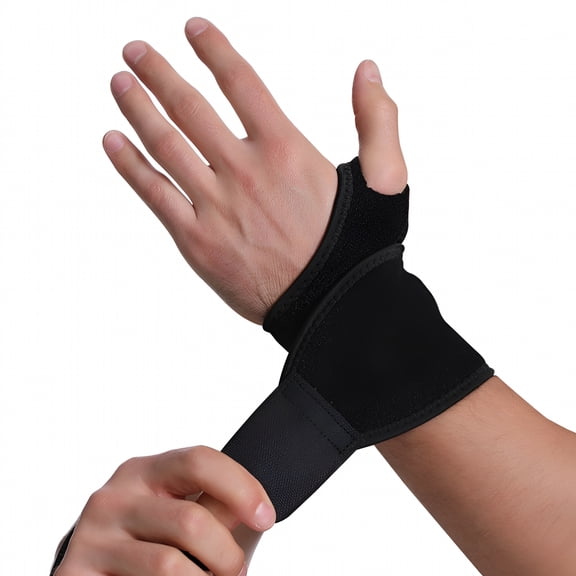 BESTSKY 1PCS Wrist Weighted Thumb Lock Mens Womens Weighted Gloves, Strength Training