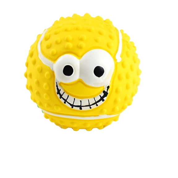 BESTSKY Aggressive Dog Chew Toys,Chew Toys for Large Dogs,Stimulating Dog Toys,Squeaky Dog Toys,Soft Latex Rubber Ball for Small Puppies and Medium Dogs,Durable Squeak Interactive Play Soccer