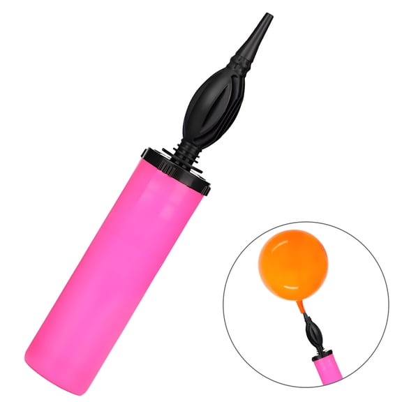 BESTSKY Air Pump for Balloons,Dual-Channel Inflation System for Higher Efficiency Manual Balloon Pumps,For Wedding Banquet Balloon Decorations Manual Pump 1.97X1.97X0.98 In,pink
