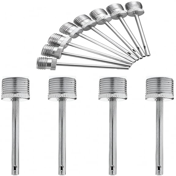 BESTSKY Air Pump Needle,Basketball Pump Needles,Dual-Port Inflation Needles,Pump Needle for Football Basketball Soccer Ball Volleyball Rugby Balls - 12Pack