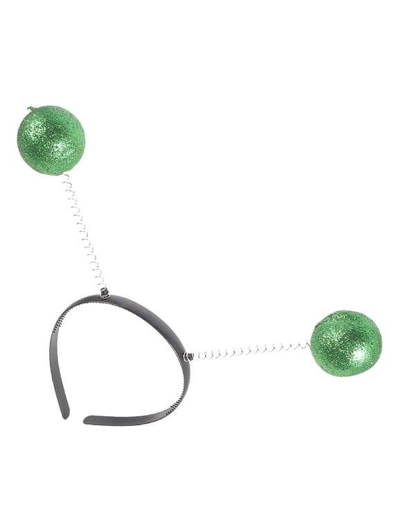 Alien Antenna Headband 1Set Green Plastic for School Plays and Photo Sessions