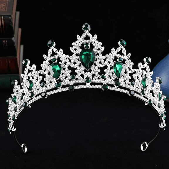 BESTSKY Alloy Rhinestone Princess Crown for Children and Brides-Elegant Wedding Tiara and Birthday Party Accessory,Sparkling Comfortable Design for Special Occasions