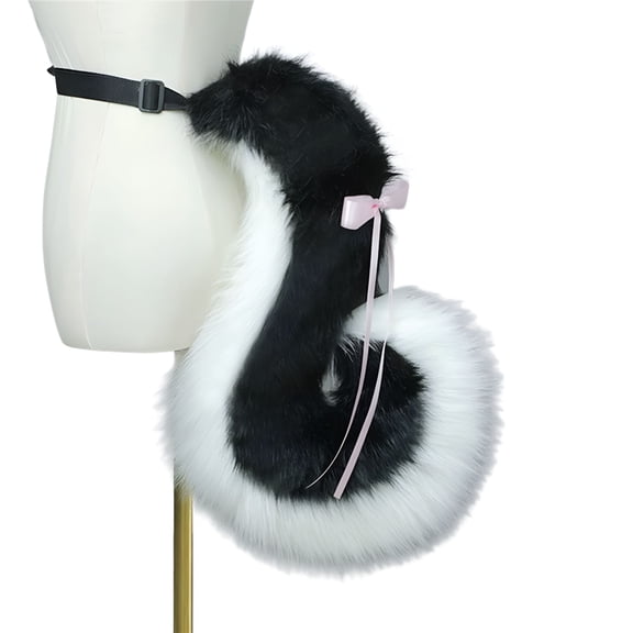 BESTSKY Animal Cosplays Costume Faux Furs Dog Cats Foxes Wolf Furry Tail Dog Ear Headbands