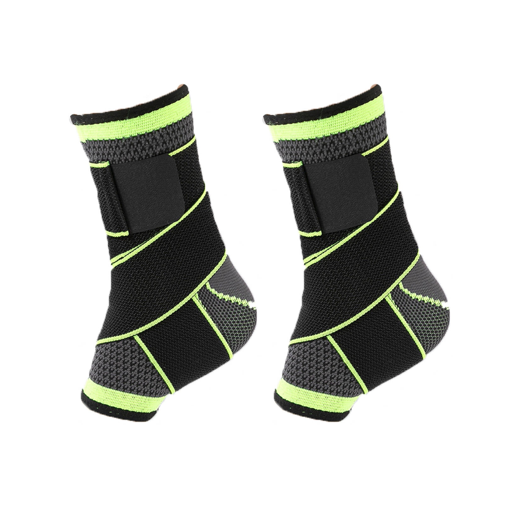 BESTSKY Ankle Brace 3D Knit Support Ankle Brace for Women,Soft and Supportive Ankle Braces for Men for Active Lifestyles,Green,M