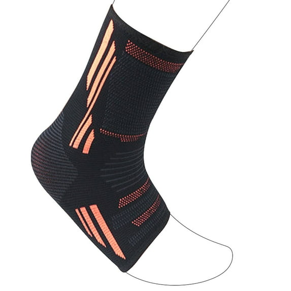 BESTSKY Ankle Brace,Active Support Neuropathy Socks,Ergonomic Comfort Ankle Sleeve,Orang,L