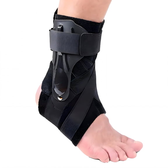BESTSKY Ankle Brace,Adjustable Support Ankle Brace for Women,Comfortable Fit Ankle Braces for Men,Flexible Breathable Foot Sleeve for Active Lifestyles,Black,M