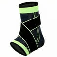 thumbnail image 1 of BESTSKY Ankle Brace Lightweight Breathable Ankle Brace for Women,Professional Pressure Support Ankle Braces for Men,Nylon Foot Sleeve for Active Sports,Green,L, 1 of 3
