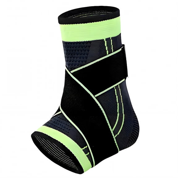 BESTSKY Ankle Brace Lightweight Breathable Ankle Brace for Women,Professional Pressure Support Ankle Braces for Men,Nylon Foot Sleeve for Active Sports,Green,M