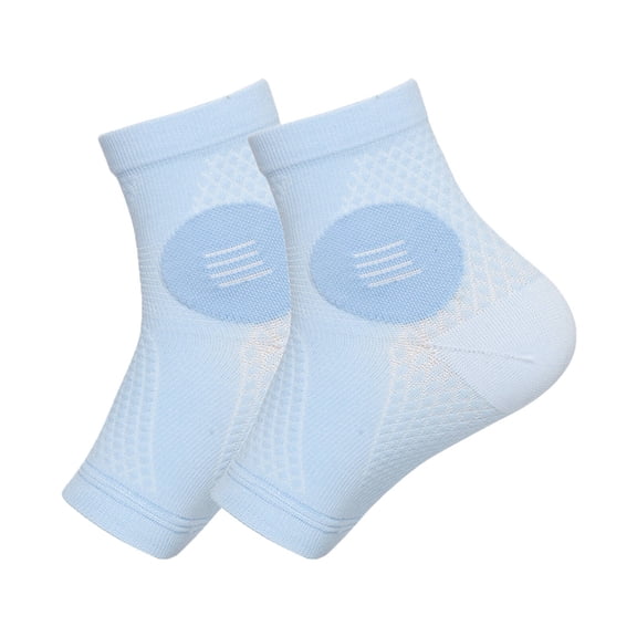 BESTSKY Ankle Brace,Recovery Compression Neuropathy Socks,Active Sports Ankle Sleeve,Blue,XL