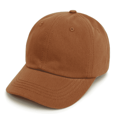 TELOLY Baseball Cap Children Outdoor Leisure Versatile Peaked Cap Sun Hat Solid Color Breathable Curved Eaves Baby Hats,Caramel Color