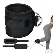 BESTSKY Ankle Strap for Cable Machine, Ankle Resistance Bands, Cable Kick Back Ankle Straps for Gym, Glute Workouts, Leg Extensions, Adjustable Straps with Neoprene Padding