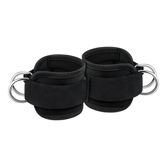 BESTSKY Ankle Straps Ankle Resistance Bands Wrist Cuffs Padded Straps Adjustable Fitness Glute Kickback D- for Cable Gym Foot Leg Training Brace Support