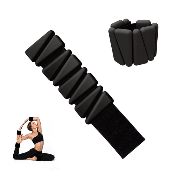 BESTSKY Ankle Weights for Women & Men,Adjustable Wrist & Ankle Weights 2 Lb Each for Beginner & Pro,Soft Silicone Weighted Bangle for Walking,Pilates,Yoga,Running,Swimming,Arm & Leg Workouts