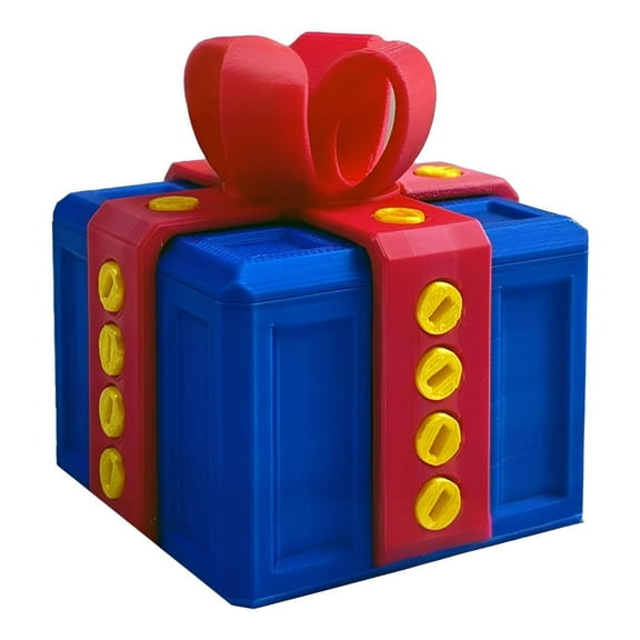 BESTSKY Annoying Gift Box,Annoying Gift Box Gift Boxes,Recipient Challenges Gift Card Box,Red&Blue