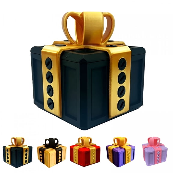 BESTSKY Annoying Gift Box with Screws,Large Prank Gift Box,3D Printed Really Annoying Gift Boxes,Gift Card Money Cash Puzzle Box for Adults,Funny Fidget Boxes with 20 Screws for Christmas Festival