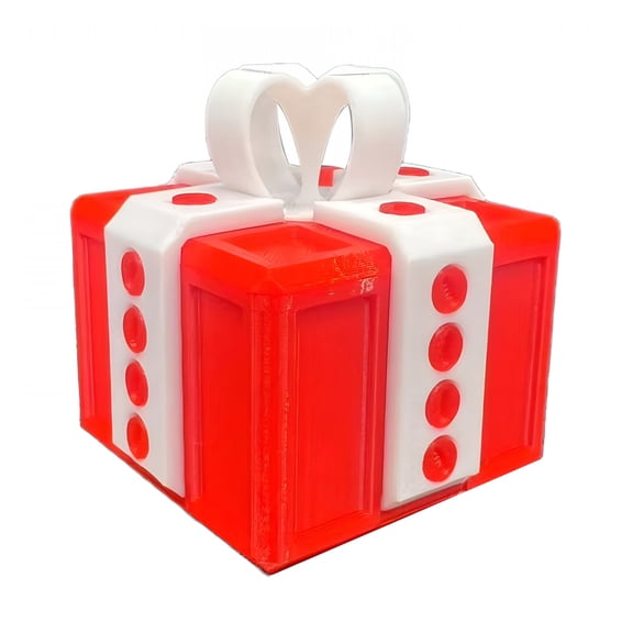 BESTSKY Annoying Gift Box with Screws Prank Gift Box Novelty 3D Printed Gift Case Hilarious Card Container for Family and Friends Decorate Christmas Gift Box
