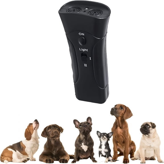 BESTSKY Anti Barking Device, Handheld and Portable Ultrasonic Dog Trainer, Training Equipment for Controlling Dog Barking (1Pcs)