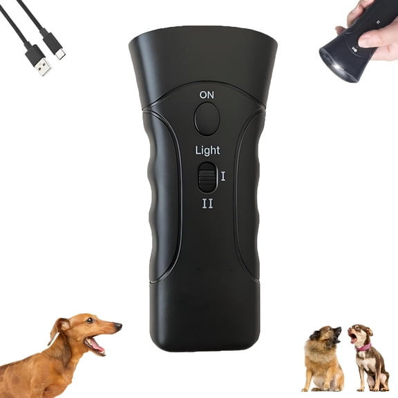 BESTSKY Anti Barking Device with Led Handheld and Portable Dog Training Stop Excessive Barking for All Breeds&Ages (1*Charging Model)