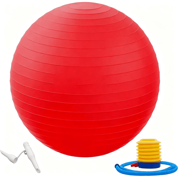 BESTSKY Anti-Burst and Slip Resistant Exercise Ball Yoga Ball Fitness Ball Birthing Ball with Quick Pump Exercise Balls Physical Therapy Anti-Burst