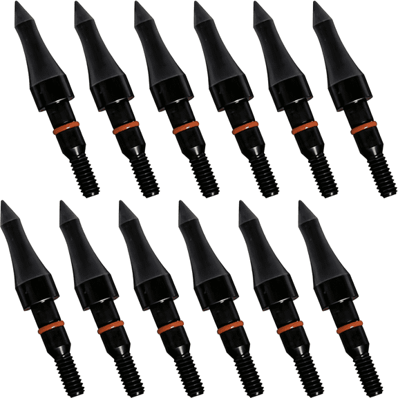 BESTSKY Archery Arrow Tips 100/125/150/200 Grain Field Tips 5/16" Screw in Bullet Points ,Archery Target Crossbow Practice Tip for Arrow Recurve Bow Compound Bow,Hunting Bow Arrow Target Practice