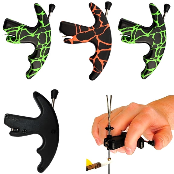 BESTSKY Archery Release Aid Hard Plastic Thumb Release Trigger Recurve Bow Compound Bows Shooting Tool Compound Bow Release 1Pc