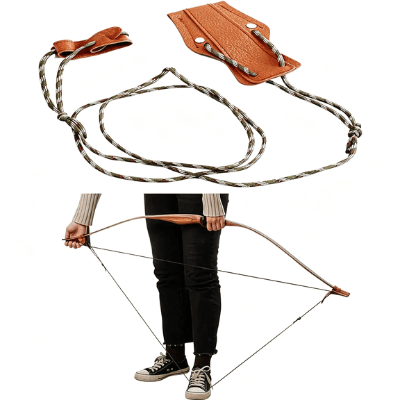 BESTSKY Archery Stringer Recurve Bow Stringer Tool,Longbow Stringer Tool to Install Bow String Easily Archery Bow Stringer for Recurve Bow Accessories Bow Stringer