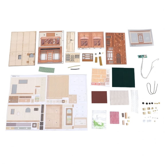 BESTSKY Assemble Your Own Tiny House, Detailed Model Kit for Home, Coffee Shops, Bookstores, 6,12Hr Build, Tiny Home Kit