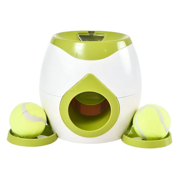 BESTSKY Automatic Ball Launcher for Dogs,Ball Launcher Ball Launcher for Dogs,One-Button Control Dog Ball Launcher,Green