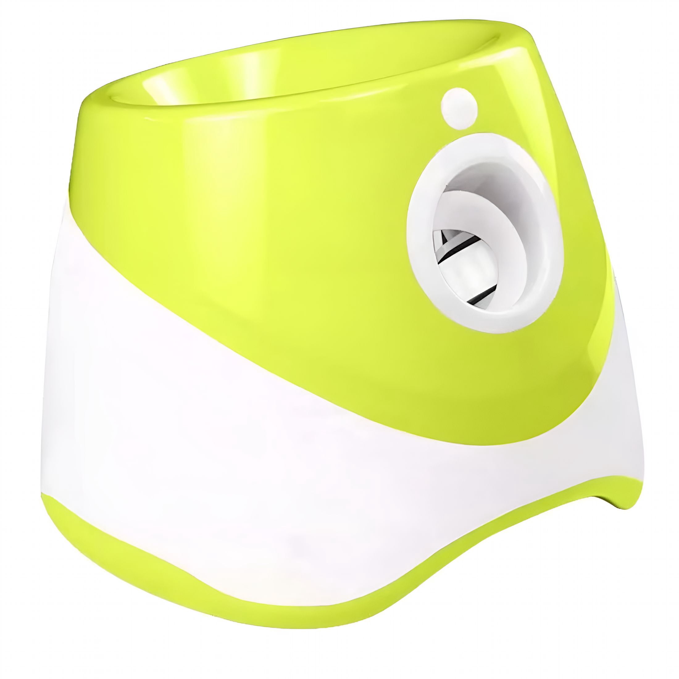 BESTSKY Automatic Dog Ball Launcher, Dog Ball Thrower with 3 Launching Distance, Interactive Dog Toys for Small Medium Dogs Indoor Outdoor, 3 Mini Tennis Balls (2 inch) Included, Light Green Color