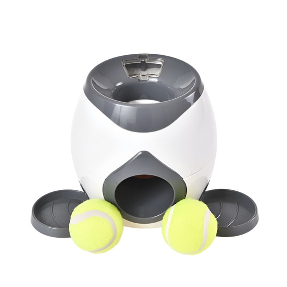 BESTSKY Automatic Dog Ball Launcher,Dog Tennis Ball Throwing Machine,Dog Thrower Launcher Tennis Ball for Interactive Play & Training,Dog Ball Thrower Launcher with Food Reward