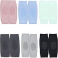 thumbnail image 1 of BESTSKY Baby Crawling Knee Pads,6 Pairs Non-Slip Knee Protectors for Infants & Toddlers 6-24 Months,Soft & Breathable Baby Knee Pads, 1 of 7