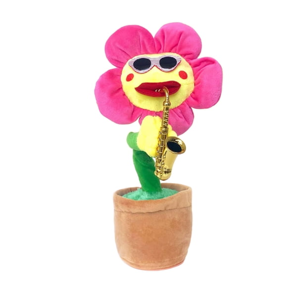 BESTSKY Baby Doll Accessories Fun Talking Interactive Toy Body Pillow Sunflower Soft Plush Flower Funny Stuff Style 8
