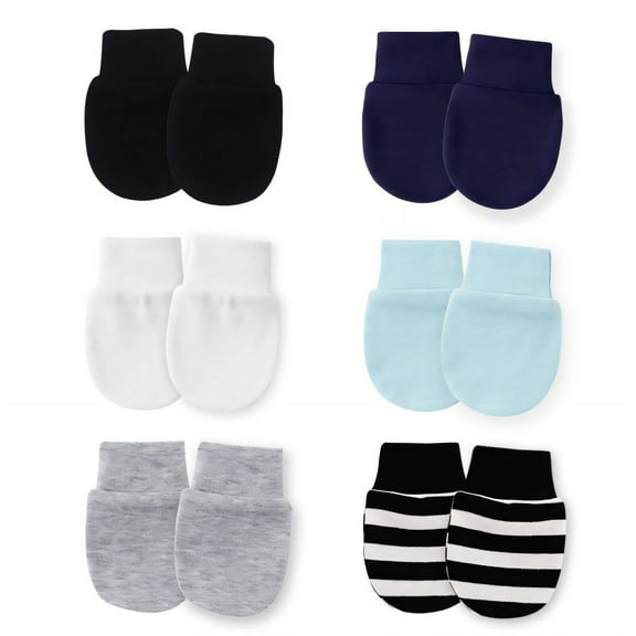 BESTSKY Baby Mittens All-Around Scratch Protection Baby Gloves Soft & Comfortable Baby Toddler Mittens Style 1