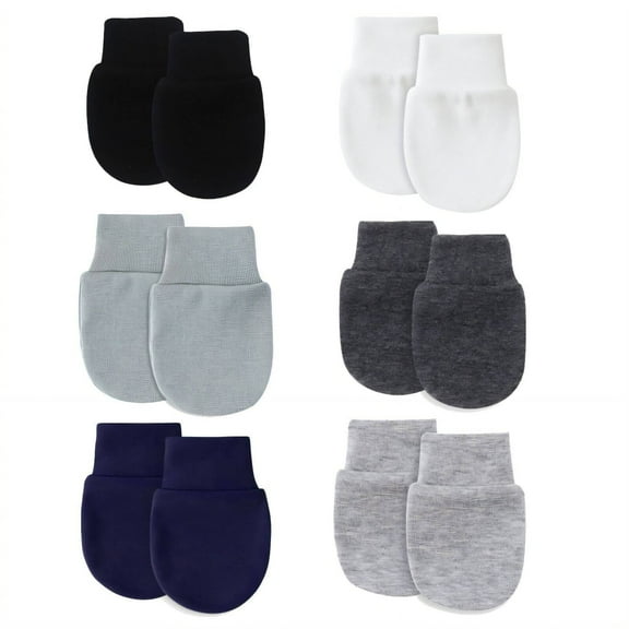 BESTSKY Baby Mittens Gentle Touch Gloves Newborn Mittens Snug Elastic Fit Baby Toddler Mittens Style 1